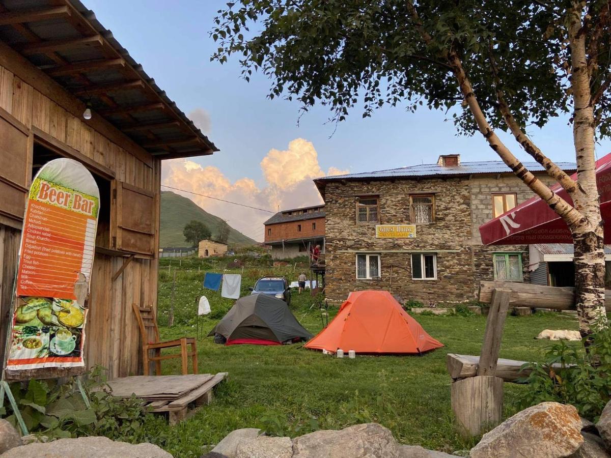 Chvibiani Guesthouse & Bar Ushguli Dış mekan fotoğraf