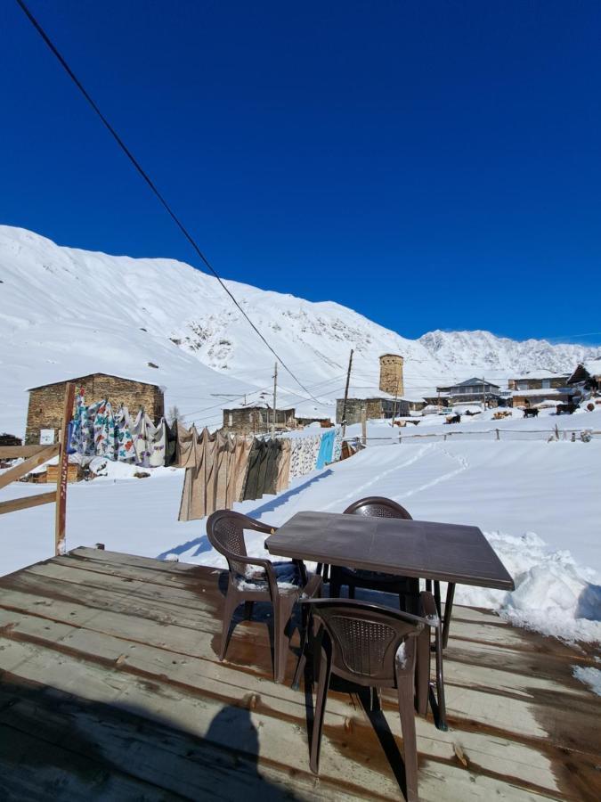 Chvibiani Guesthouse & Bar Ushguli Dış mekan fotoğraf