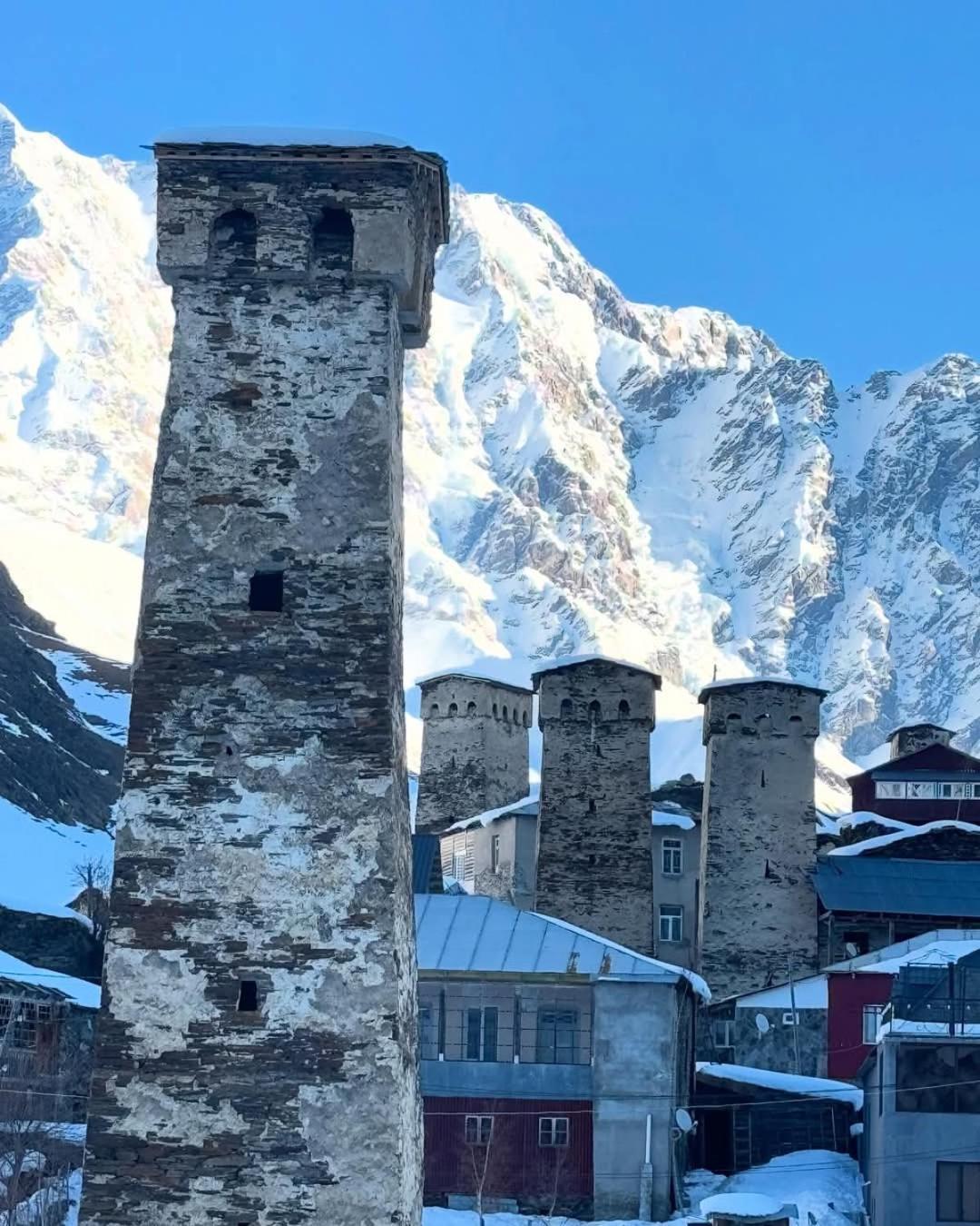 Chvibiani Guesthouse & Bar Ushguli Dış mekan fotoğraf