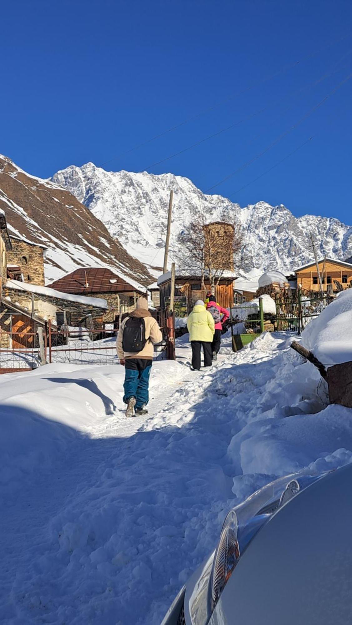 Chvibiani Guesthouse & Bar Ushguli Dış mekan fotoğraf